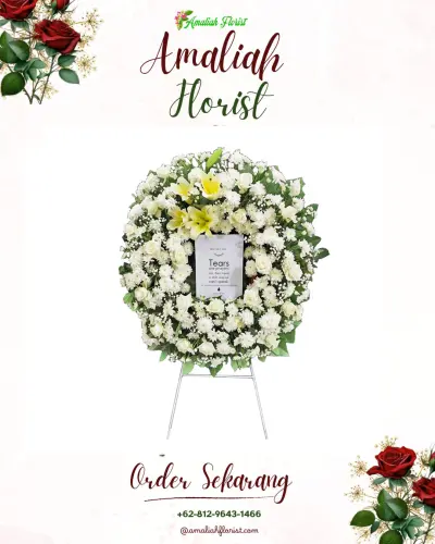 Krans Bunga Duka Cita di Kesenden
